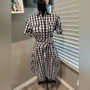 Cynthia‎ Steffe Maya Tie Waist Fit Flare Dress